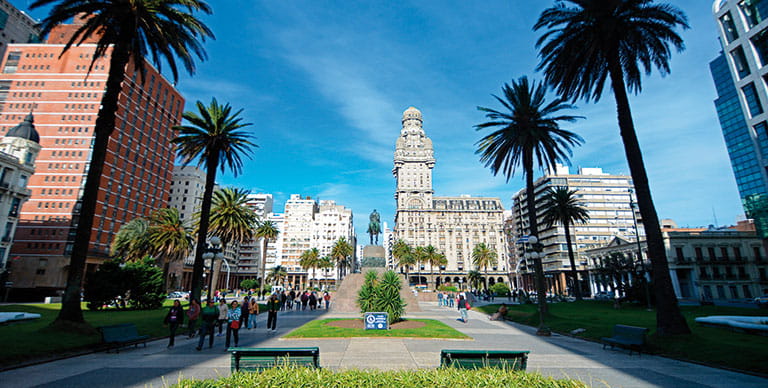 Past and present meld in Montevideo